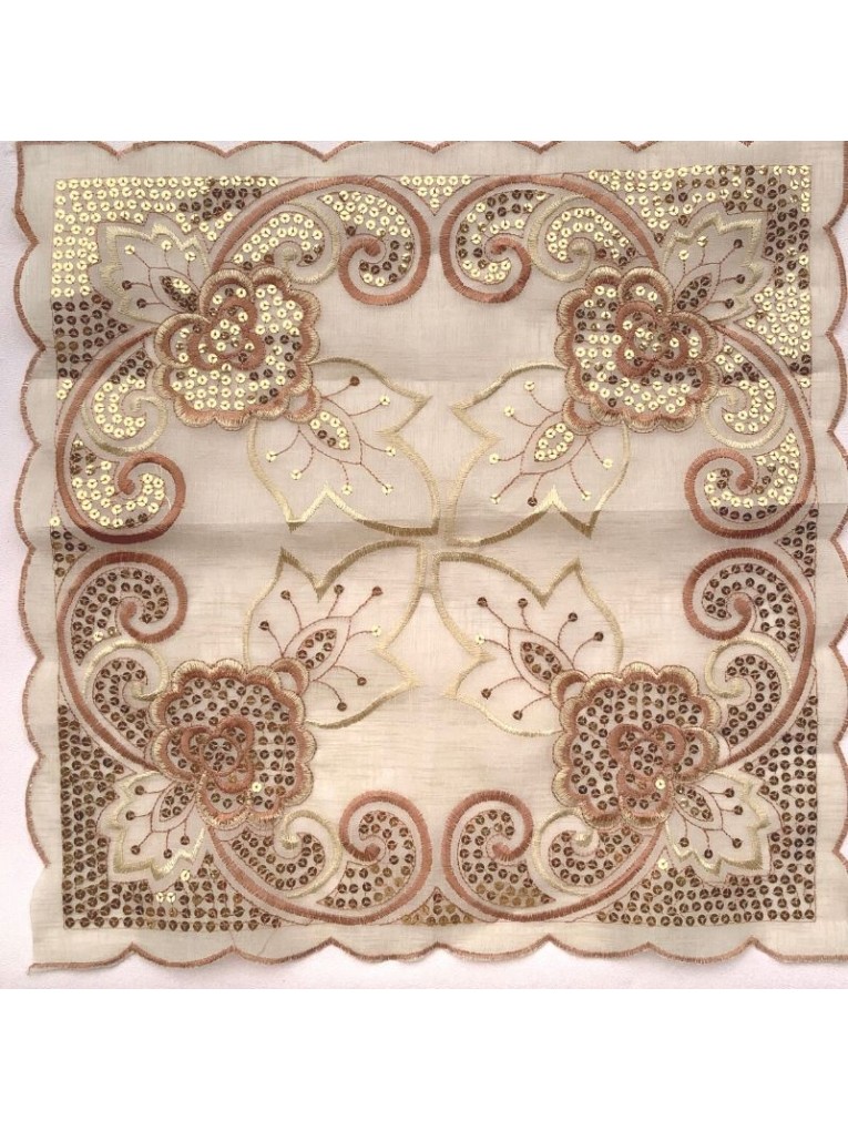 Embroidered gauze Sequin dustproof cloth