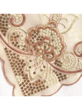 Embroidered gauze Sequin dustproof cloth