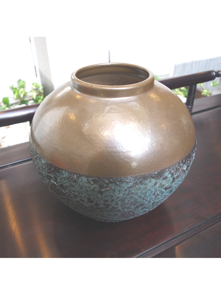 Handmade stoneware vase