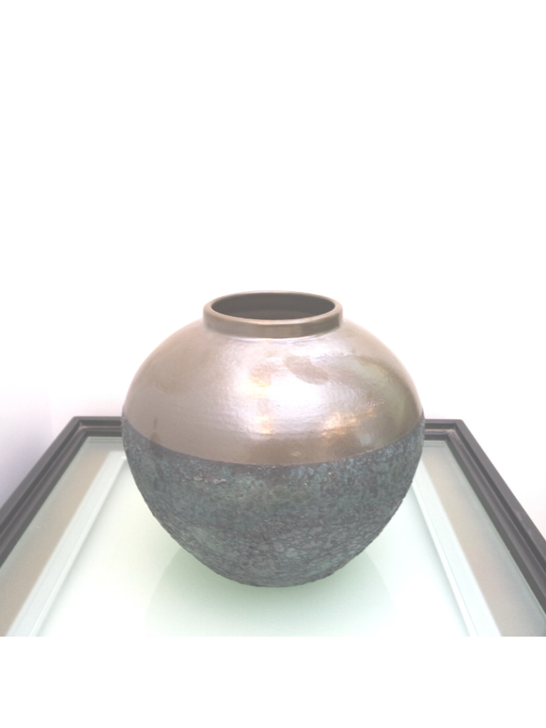 Handmade stoneware vase